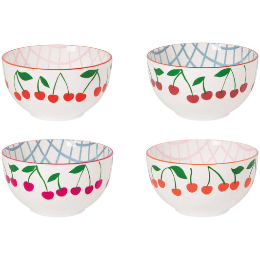 Very Cherry Everyday Bowls, Assorted