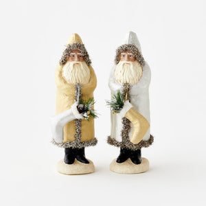 Belsnickle Gold/Silver Santa - 10”