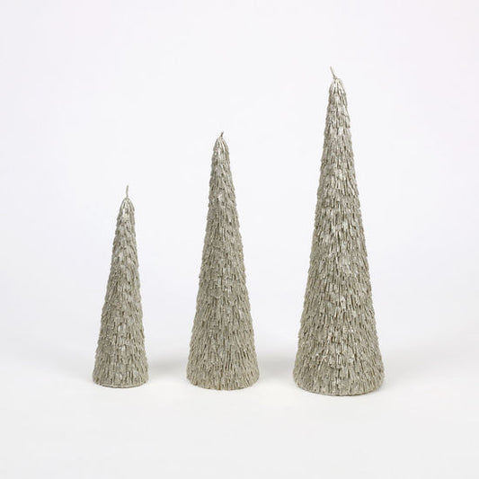 Champagne Tree Candle, Set of 3