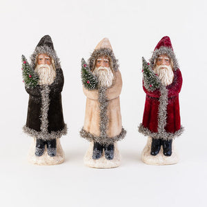 Velvet Belsnickle Figure Santa