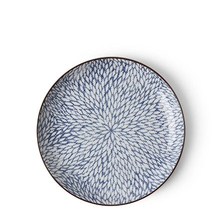 Aizome Mums Plate, 7”