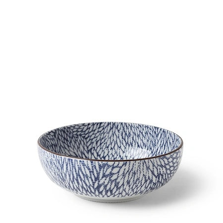 Aizome Mums Bowl, 7”