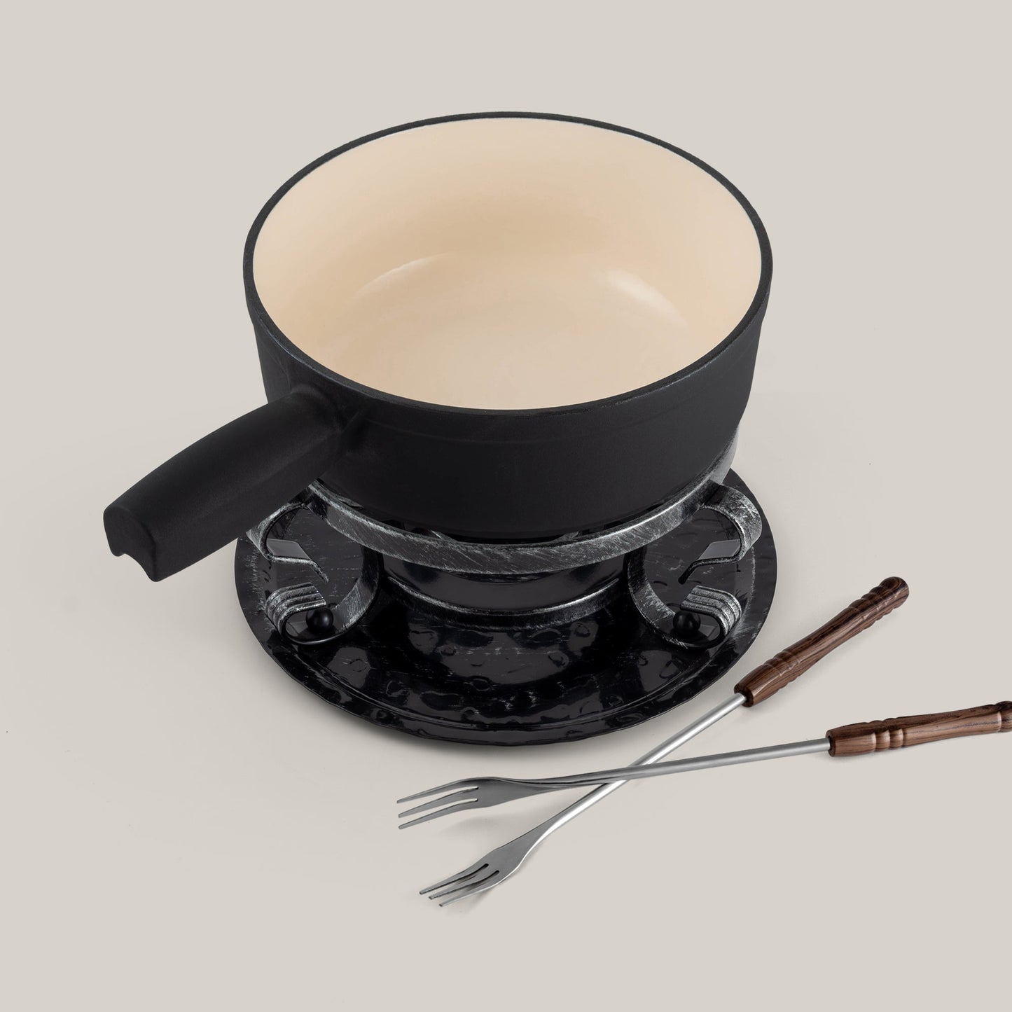 Swissmar Lugano Cast Iron Fondue Set