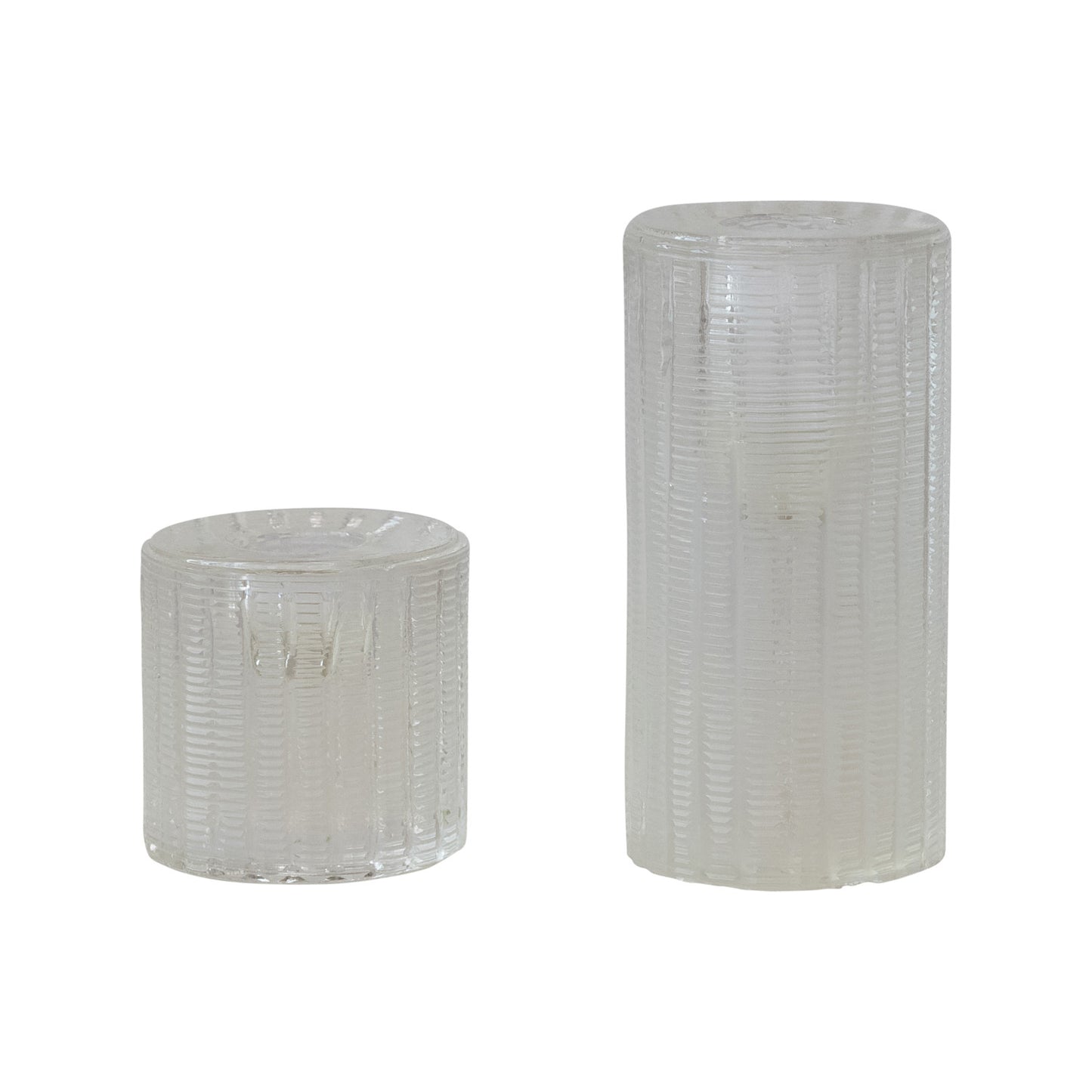 Cut Glass Taper Holder