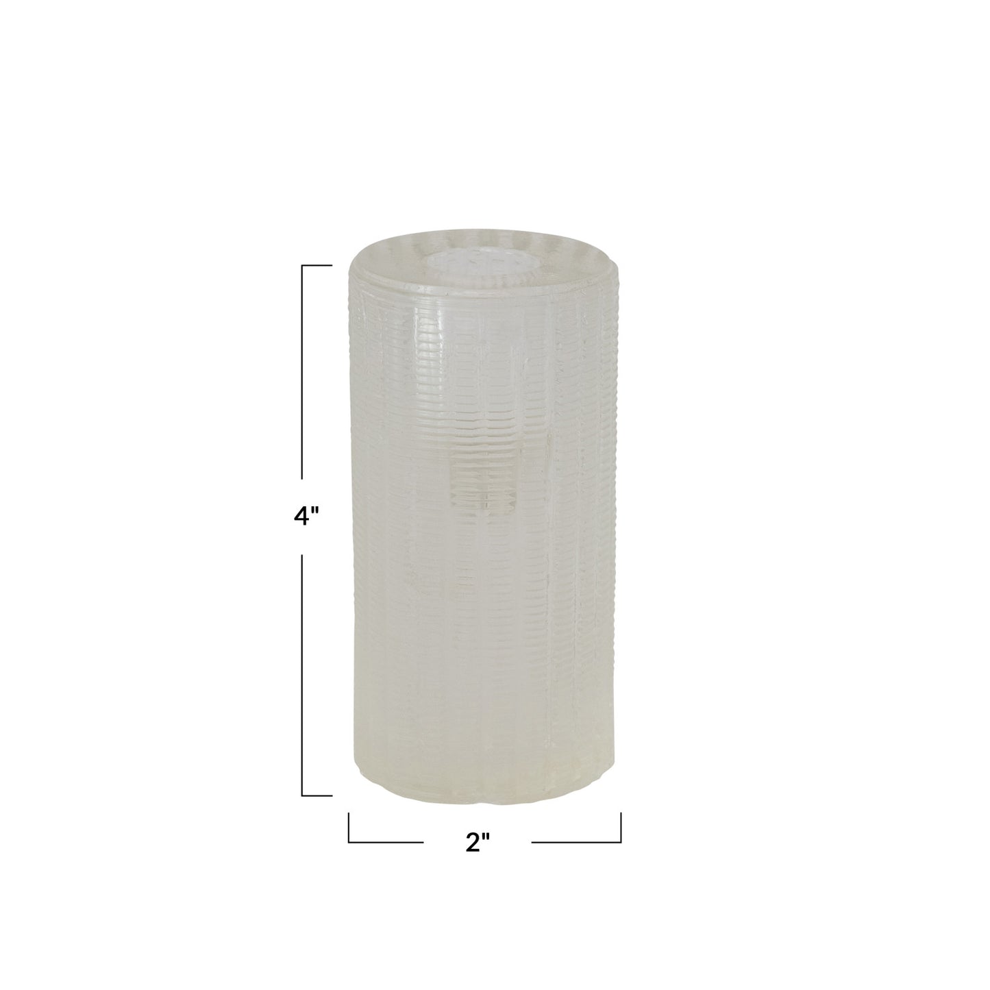 Cut Glass Taper Holder
