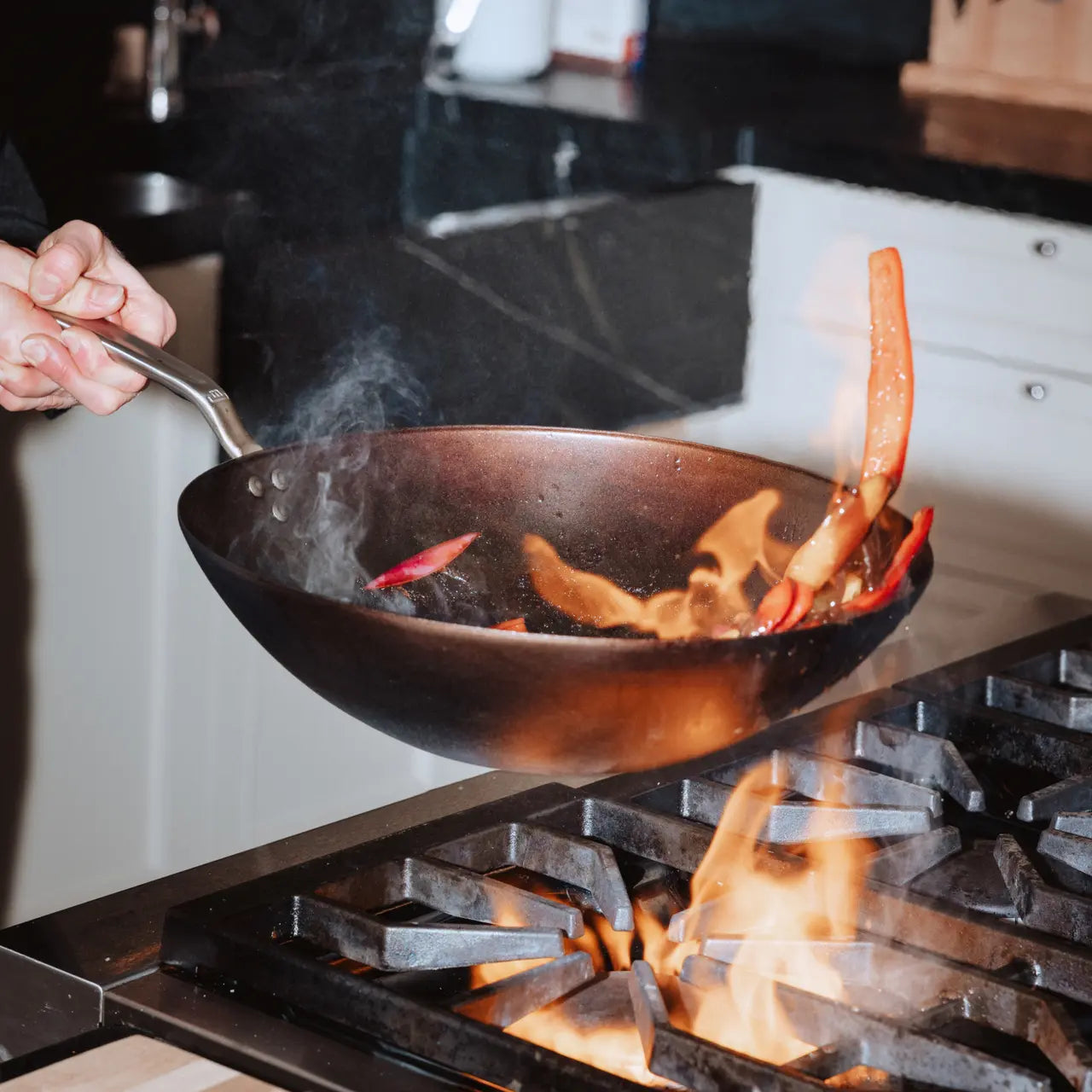 Made In Blue Carbon Steel Wok, 12"