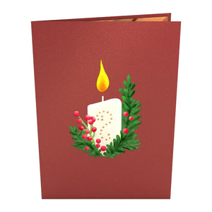 Lovepop Christmas Candle Pop-Up Card