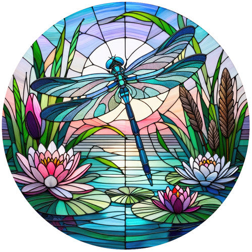 Stained Glass Dragonfly Jar Opener