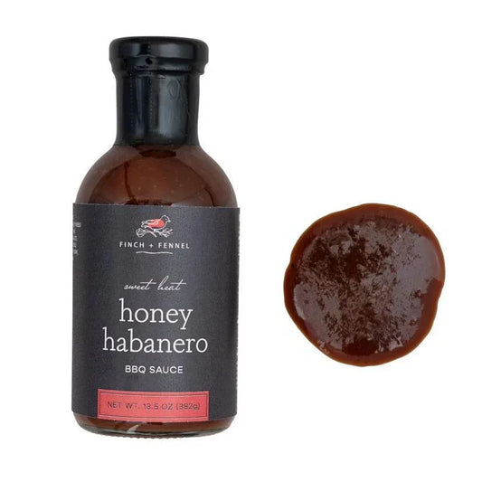 Finch & Fennel Honey Habanero BBQ Sauce, 13.5 oz