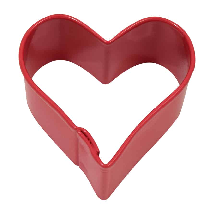 Heart Cookie Cutter Red, 1.5”