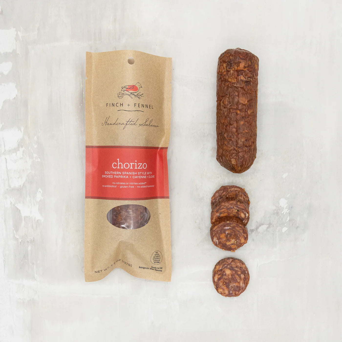 Finch & Fennel Chorizo Sausage, 4.5oz
