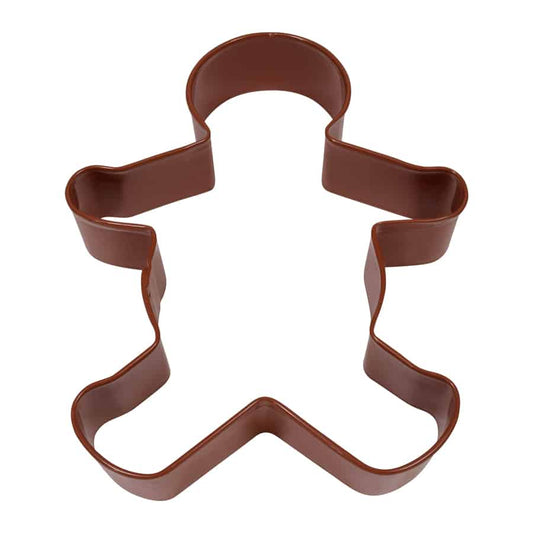 Gingerbread Boy Cookie Cutter Brown - 5”