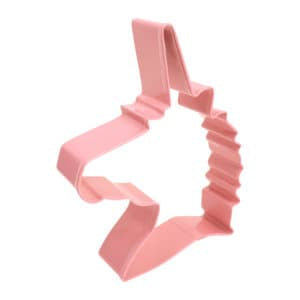 Unicorn Head Cookie Cutter Pink