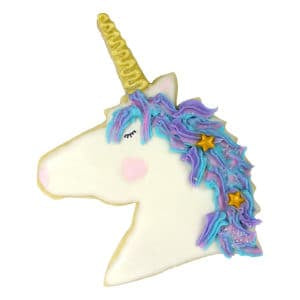 Unicorn Head Cookie Cutter Pink