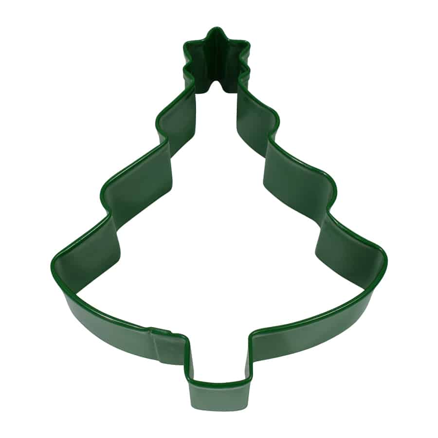 Christmas Tree With Star Cookie Cutter Green - 4”