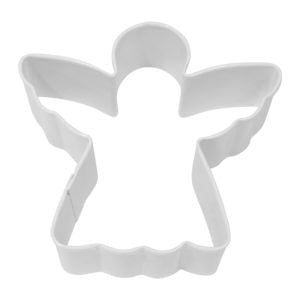 Angel Cookie Cutter White - 3”