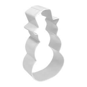 Snowman With Hat Cookie Cutter White - 4”