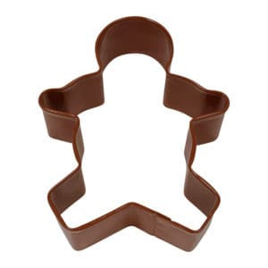Gingerbread Boy Cookie Cutter Brown -  3.75"