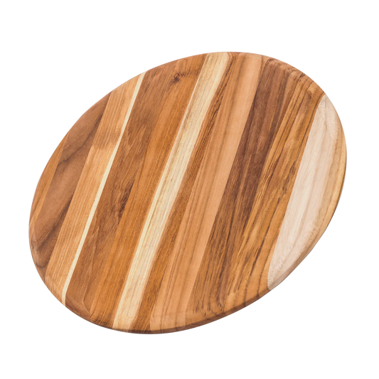 Teakhaus Rounded Edges Round Cutting Board