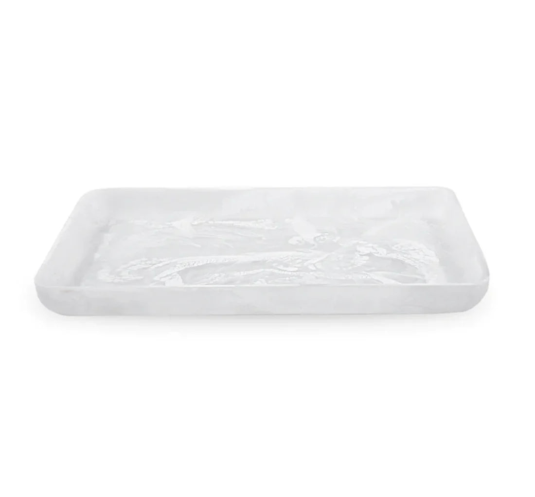 Nashi Rectangular Tray XLarge, White