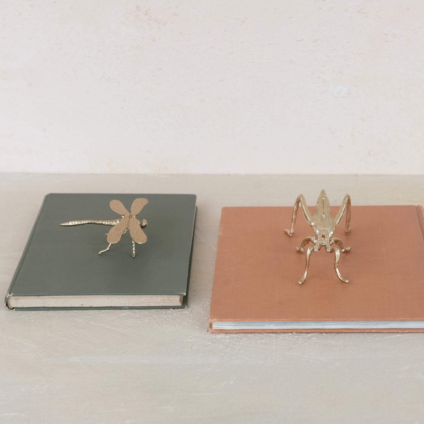 Pewter Grasshopper, Gold Finish