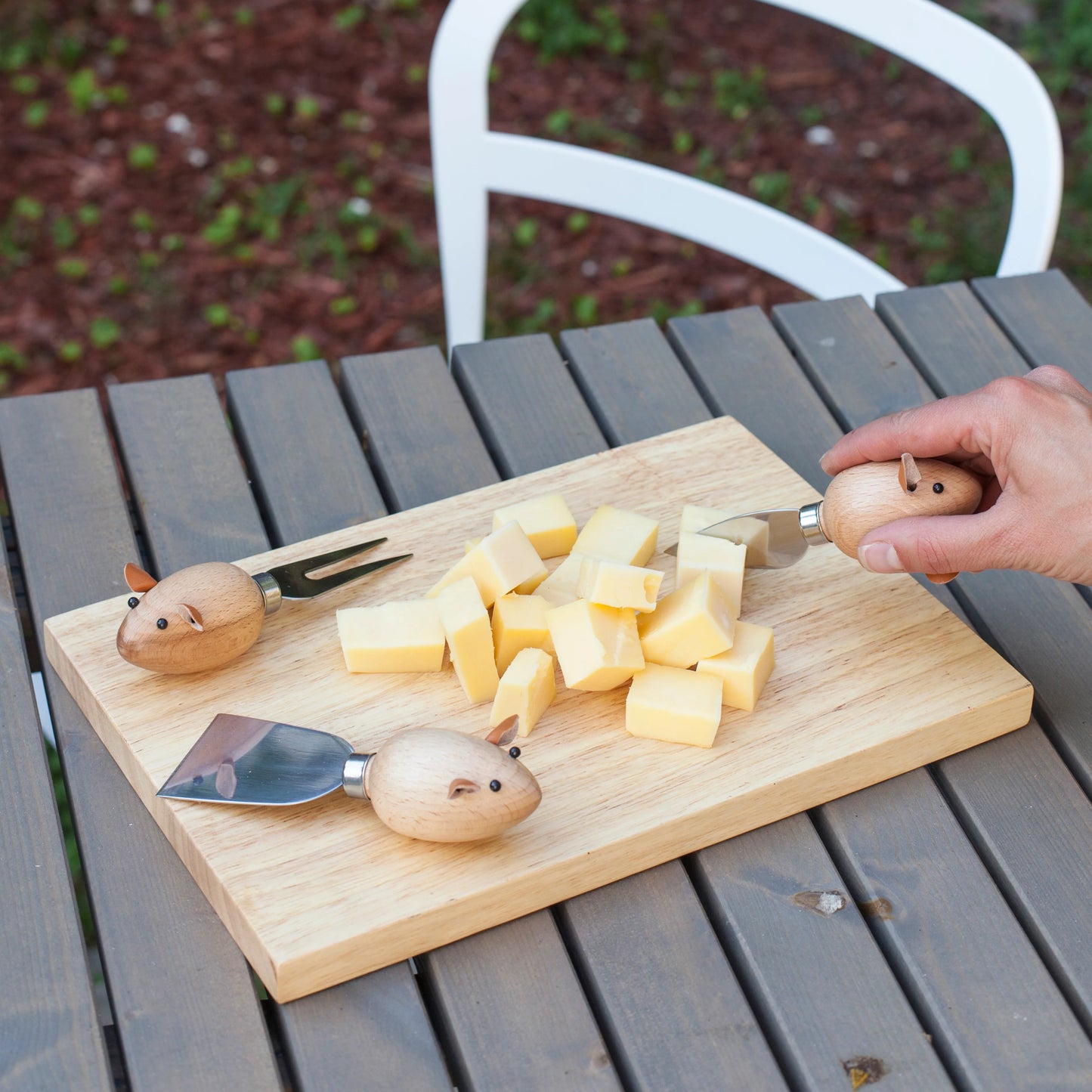 3 Blind Mice Cheese Knives