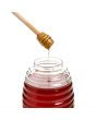 Glass Honey Jar with Lid and Honey Dipper