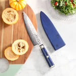 Cangshan KITA Blue Chef’s Knife with Sheath, 8”