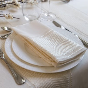 Bianca Napkins Ivory - Set of 4