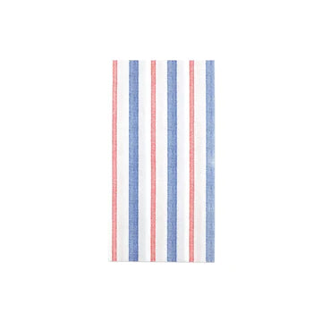 Papersoft Napkins Americana Stripe Guest Towels, Pack Of 20