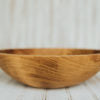 Natural Beech Bowl/Light Walnut & Oil Finish