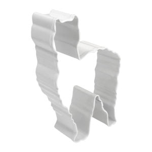 Llama Cookie Cutter White - 4”