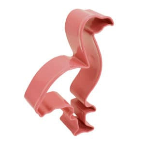 Flamingo Cookie Cutter Pink - 4”