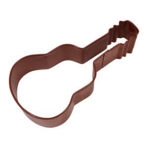 Guitar Cookie Cutter Brown - 4.5”