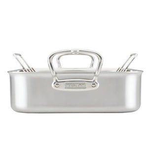 Hestan Provisions Classic Clad Roaster with Rack - 14.5”