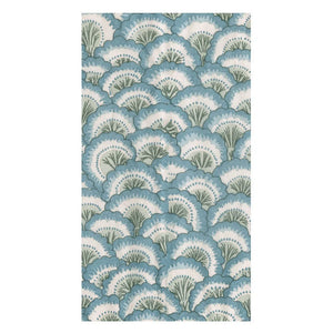 Caspari Pontchartrain Scallop Guest Towel Napkins, Set of 15