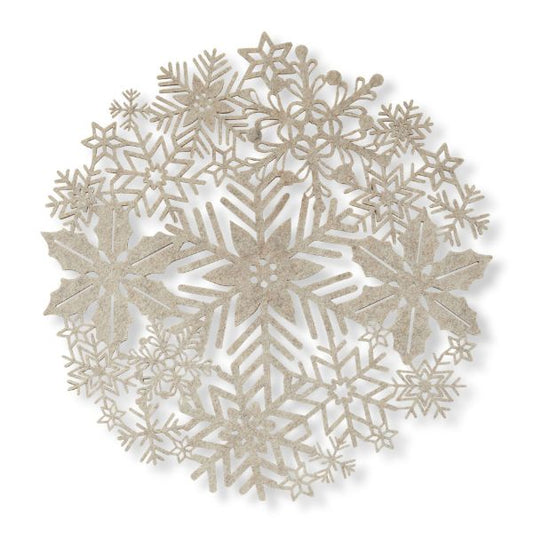 Snowflake Placemat - Beige