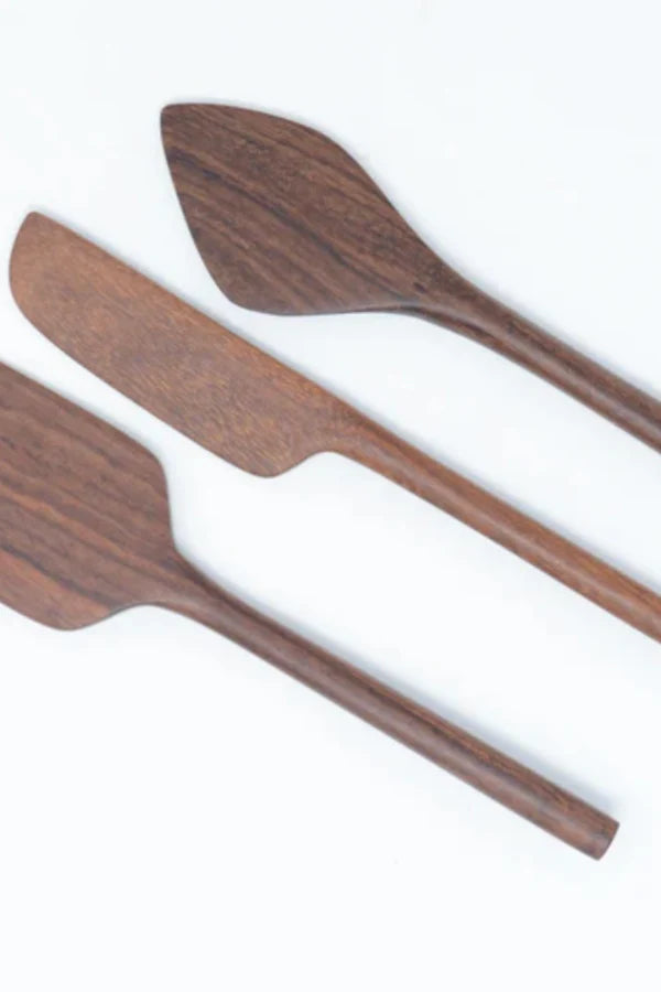 Itza Wood Cheese Knives, Set of 3