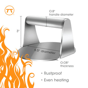 Outset Stainless Steel Burger Smasher