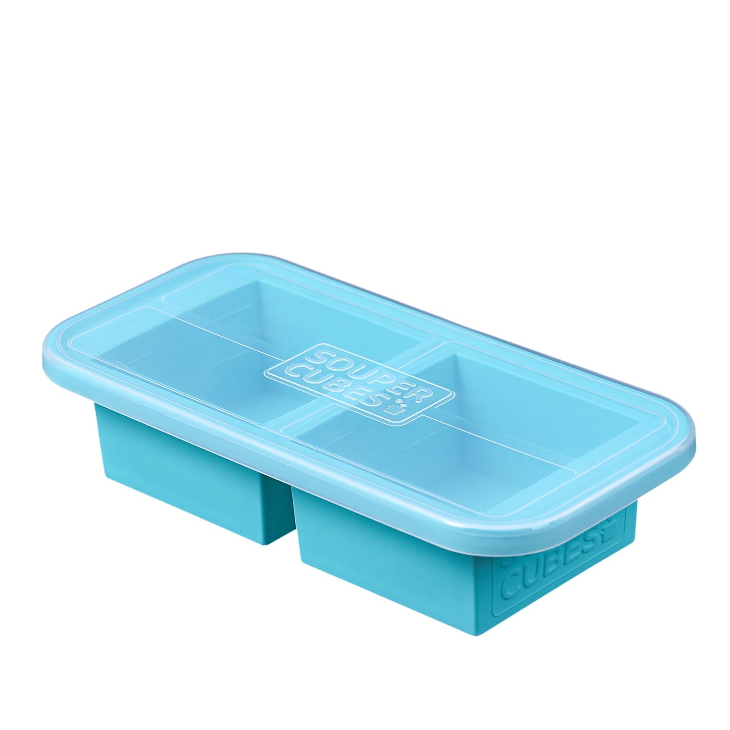 Souper Cubes Freezing Tray, 2 Cups - Aqua