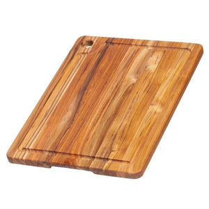 Teakhaus Rectangle Cutting Board with Juice Canal