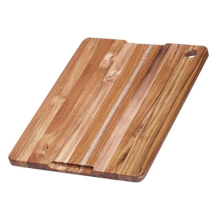 Teakhaus Marine Rectangle Cutting Board with Juice Canal
