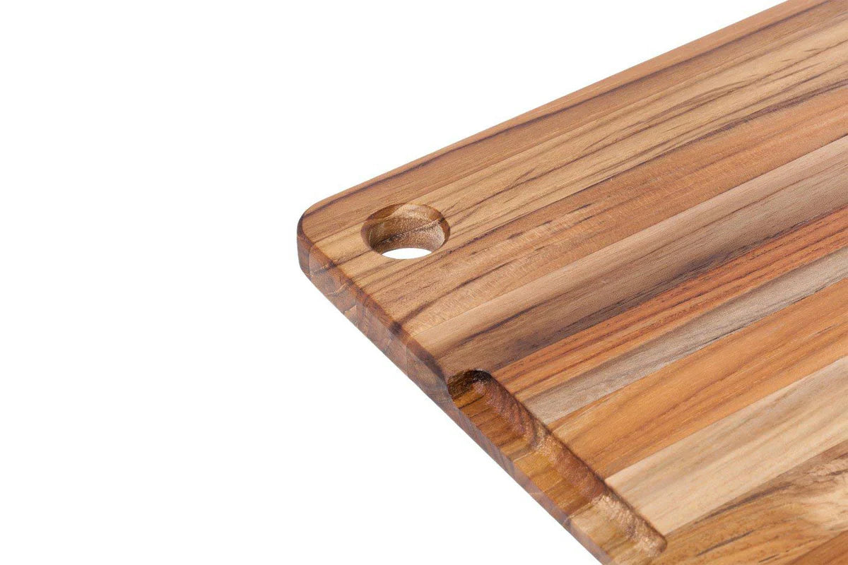 Teakhaus Marine Rectangle Cutting Board with Juice Canal