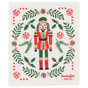 Nutcracker Swedish Dishcloth