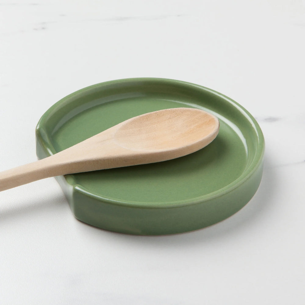 Spoon Rest Matte Elm Green