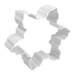 Snowflake Cookie Cutter White - 4”