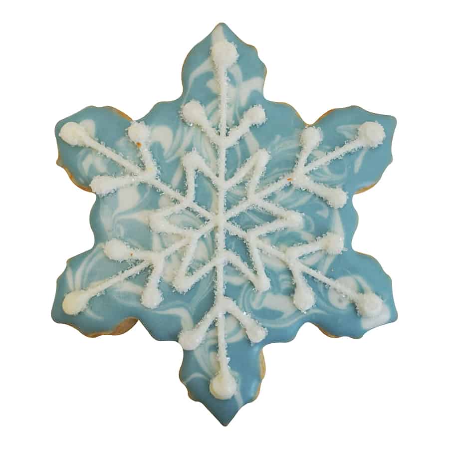 Snowflake Cookie Cutter White - 4”