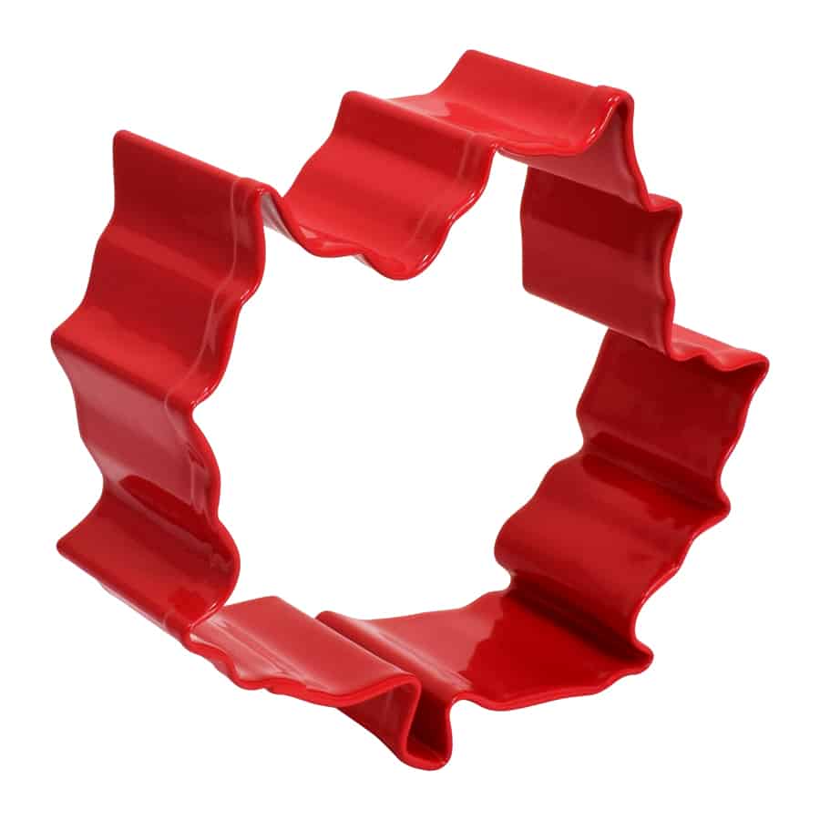 Canada Maple Leaf Cookie Cutter Red, 3”