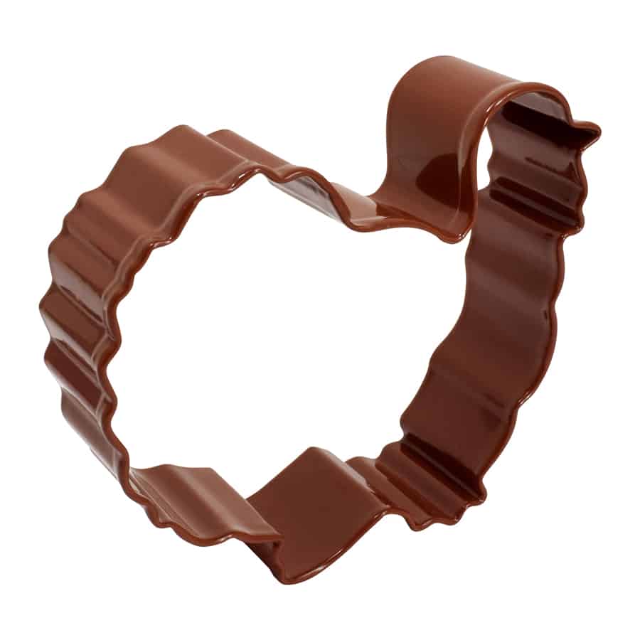 Turkey Cookie Cutter Brown, 3.75”