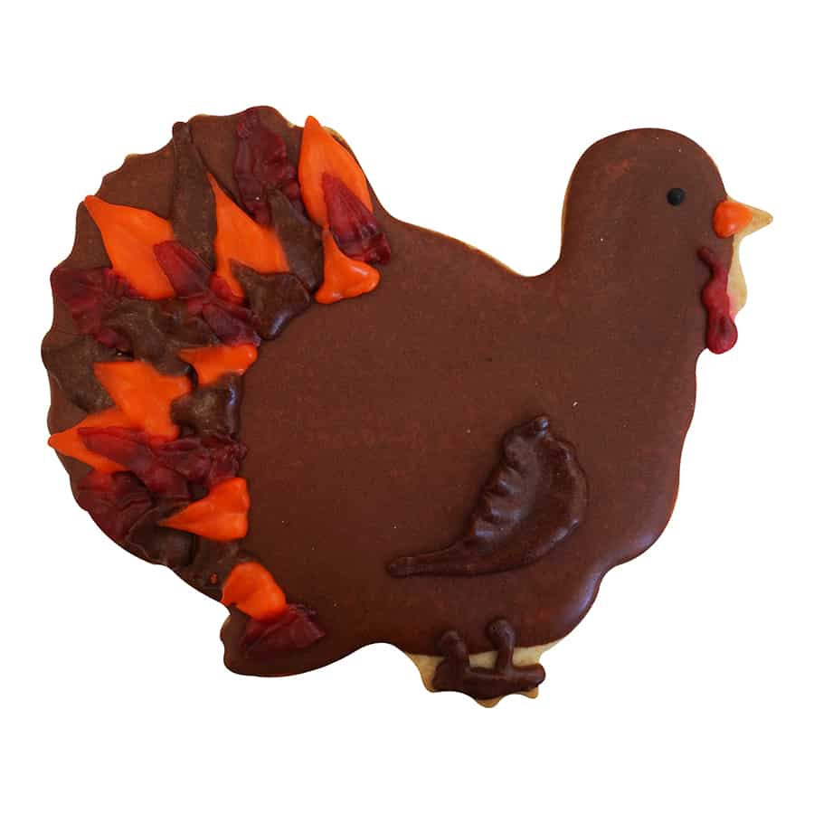 Turkey Cookie Cutter Brown, 3.75”